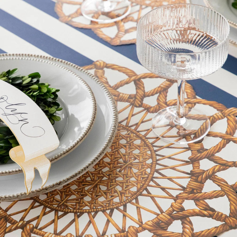 Die-cut Rattan Weave Placemat