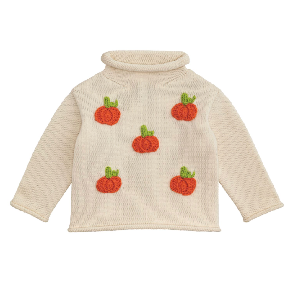 Rollneck Sweater - Mini Pumpkins