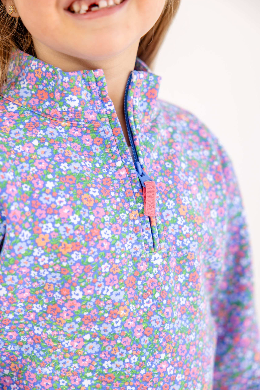 Canter Collar Half-Zip - Mountain Brook Mini Floral