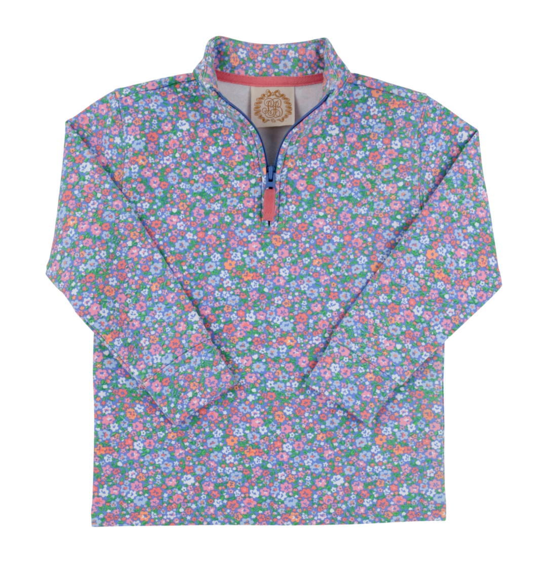 Canter Collar Half-Zip - Mountain Brook Mini Floral
