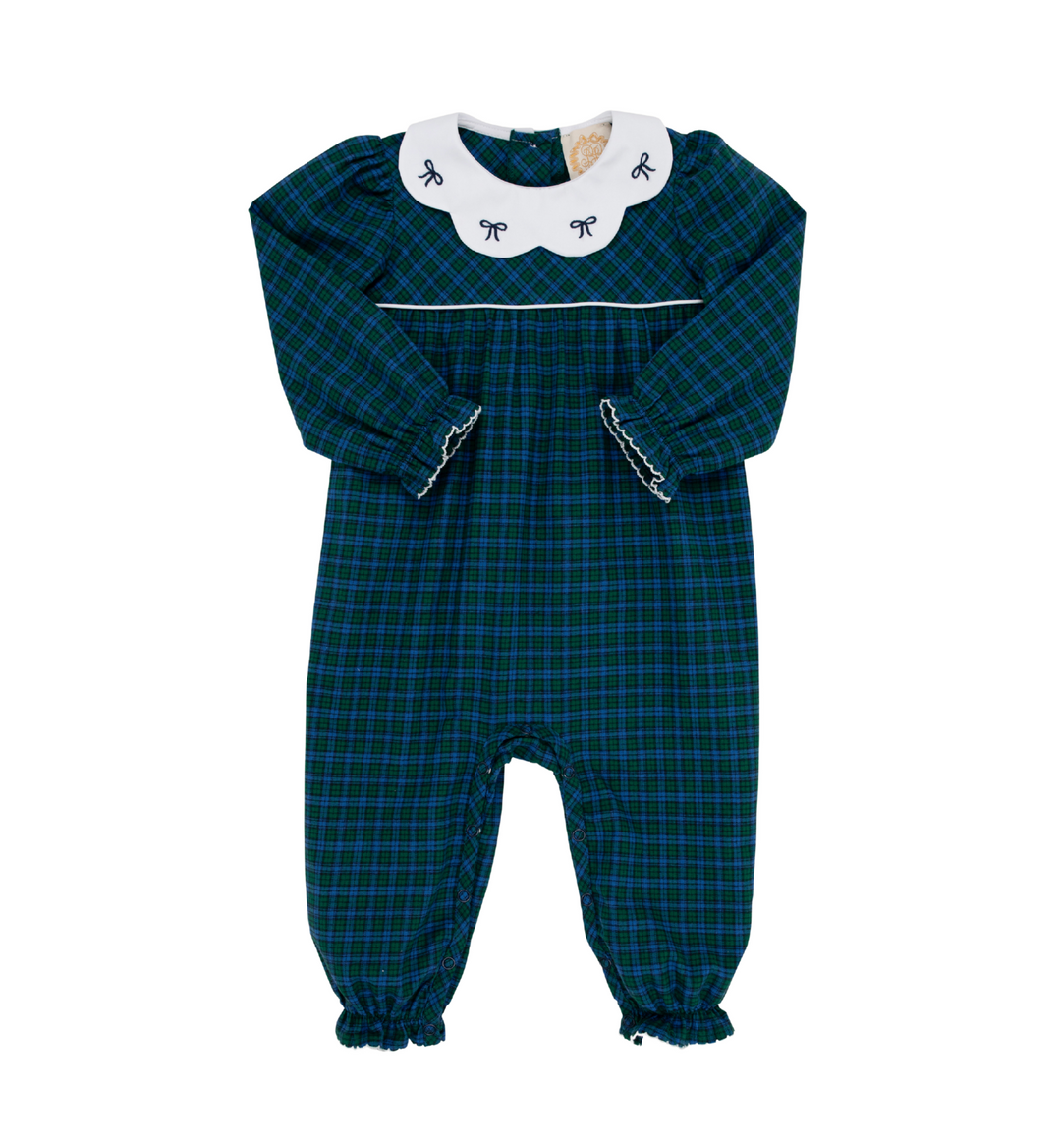 Long Sleeve Britt Romper - Woodlake Point Plaid