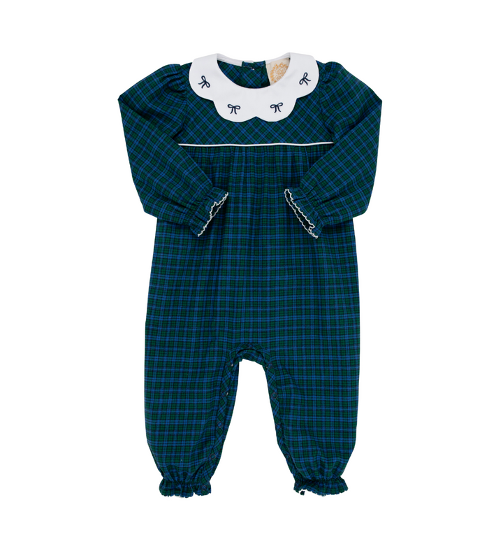 Long Sleeve Britt Romper - Woodlake Point Plaid