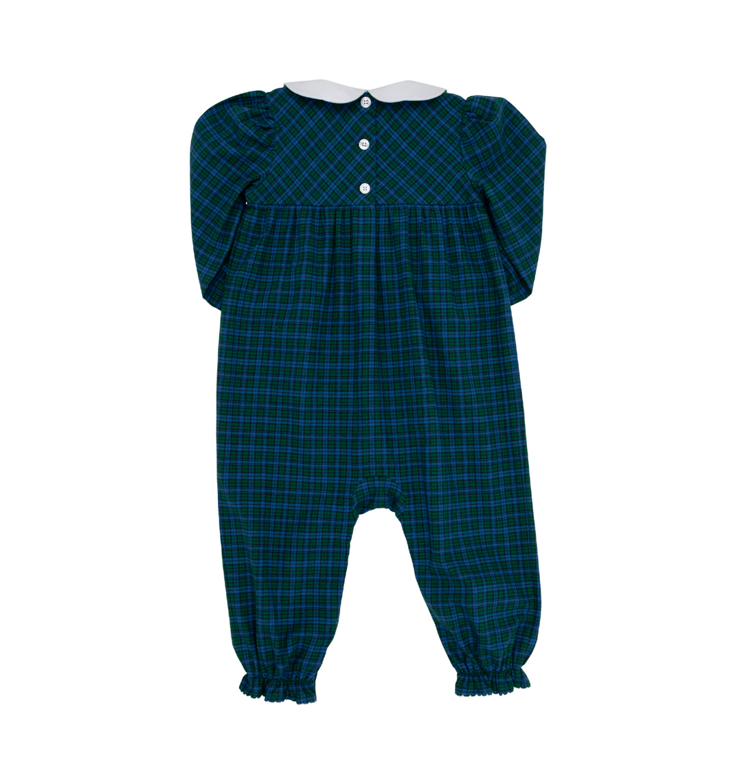Long Sleeve Britt Romper - Woodlake Point Plaid