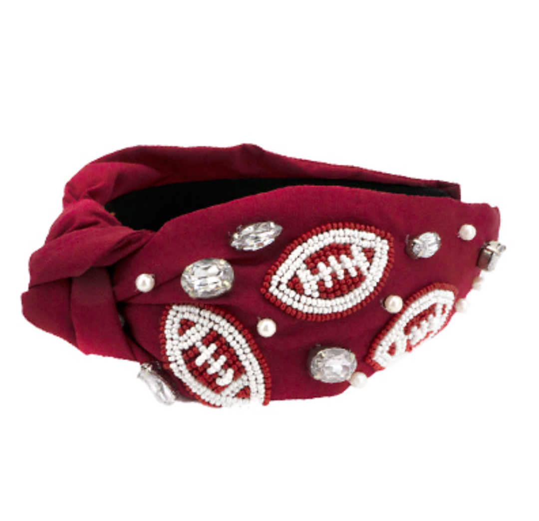 BC Football Beaded Headband