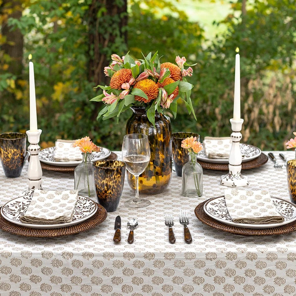 Anika Beige Tablecloth