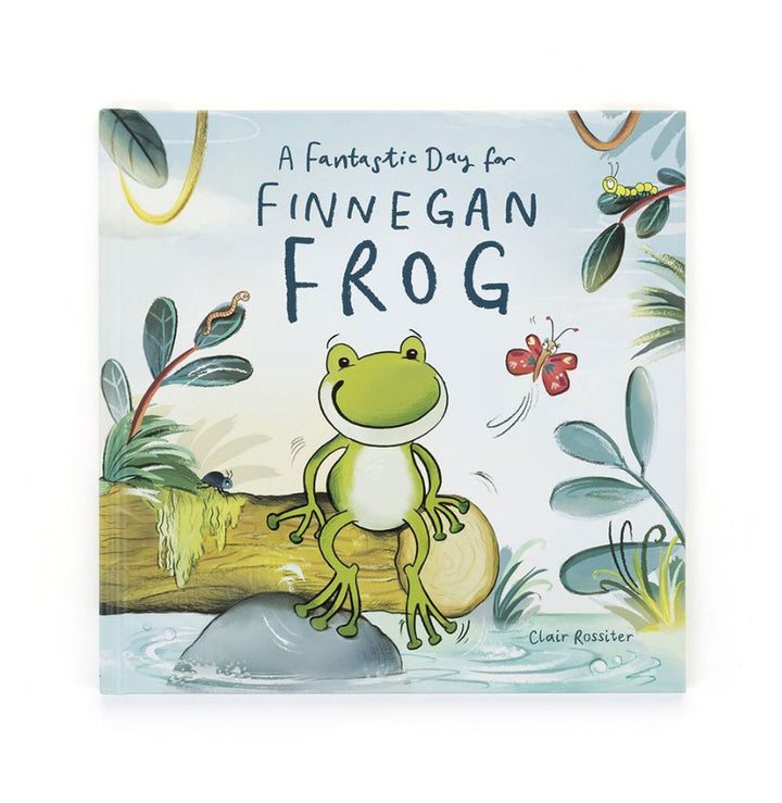 A Fantastic Day for Finnegan Frog Book Book JellyCat 
