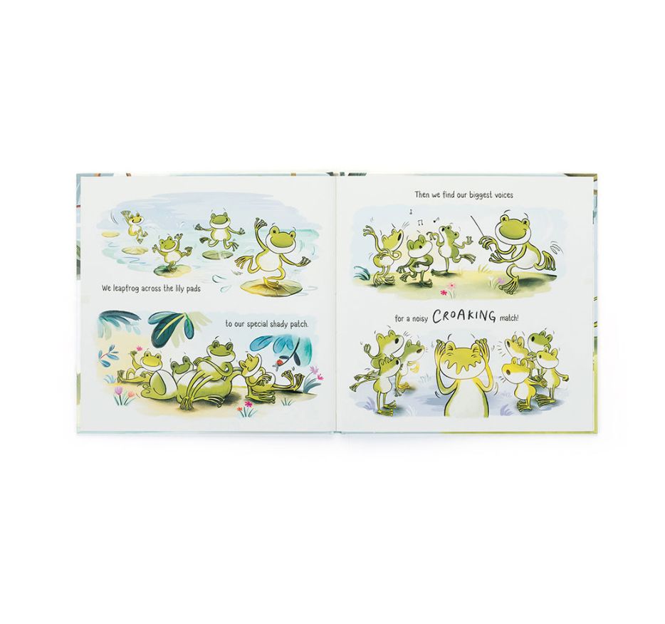 A Fantastic Day for Finnegan Frog Book Book JellyCat 