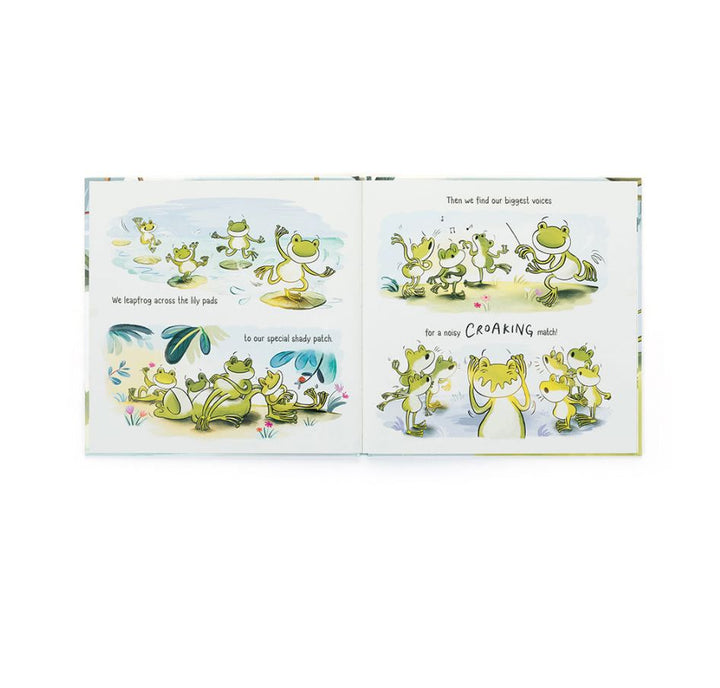 A Fantastic Day for Finnegan Frog Book Book JellyCat 