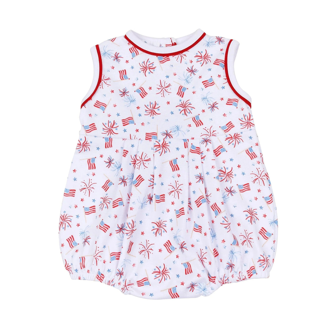 A Sparkly Fourth Sleeveless Bubble Boy Bubble Magnolia Baby 