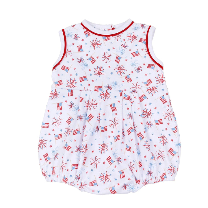 A Sparkly Fourth Sleeveless Bubble Boy Bubble Magnolia Baby 