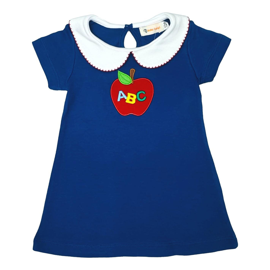 ABC Apple Applique Dress Girl Dress Luigi 