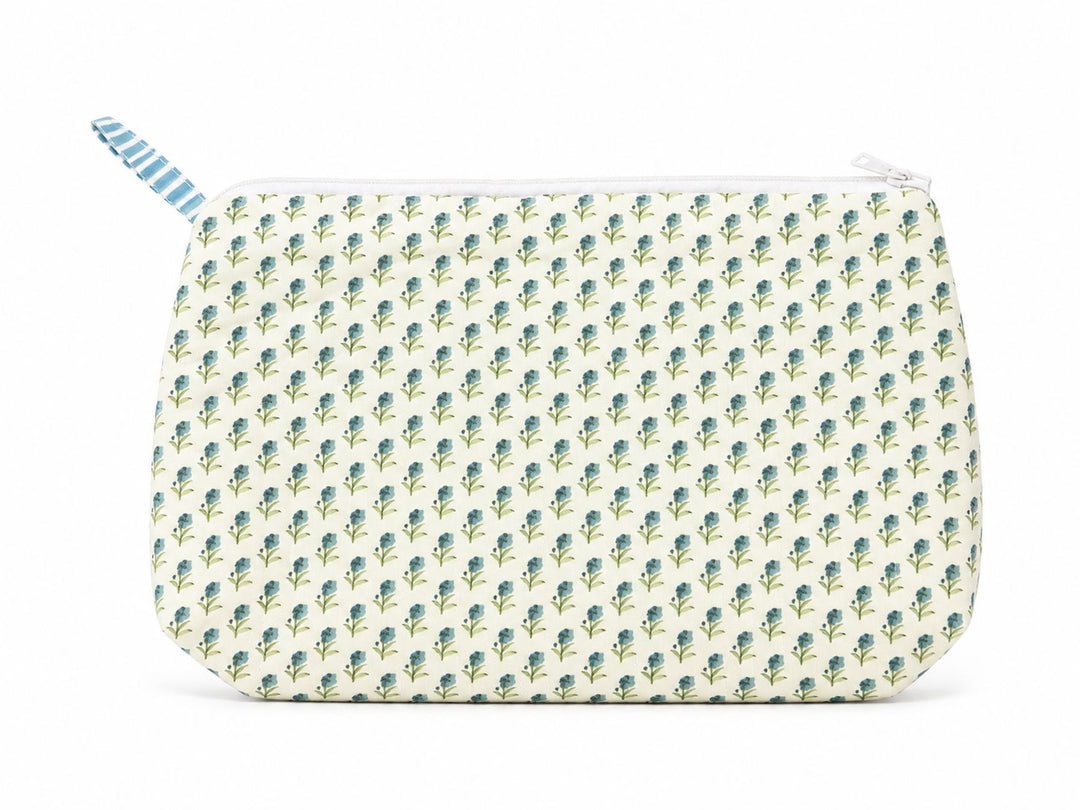Abide Floral Cosmetic Bag- Small Tote Anne Neilson 