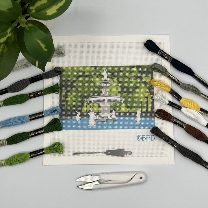 Needlepoint Kit - Forsyth Fountain