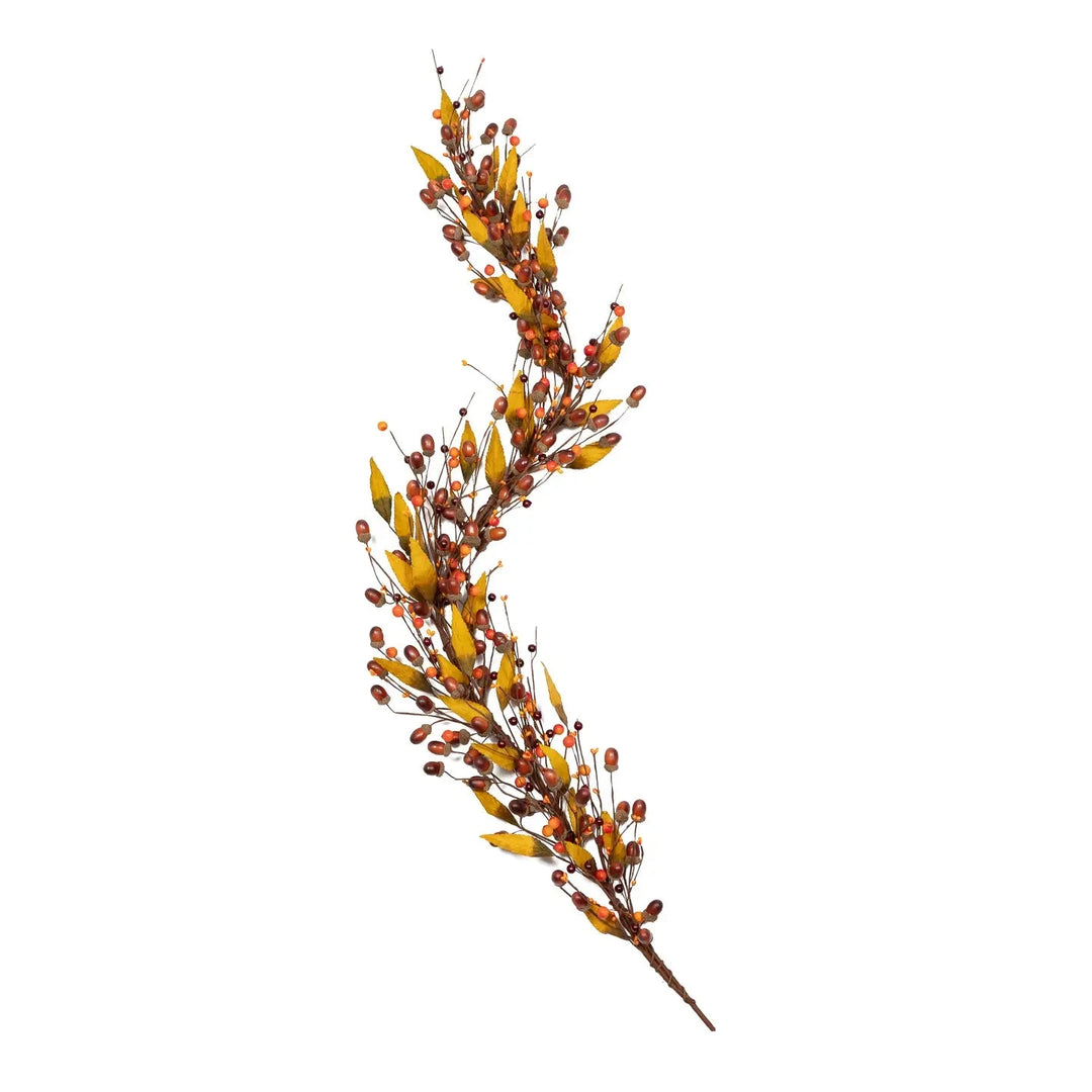 Acorn Harvest Garland - 4" Fall Decor Mills Floral 