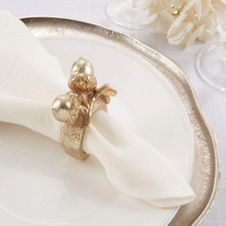 Acorn Napkin Ring Napkin Rings Saro 