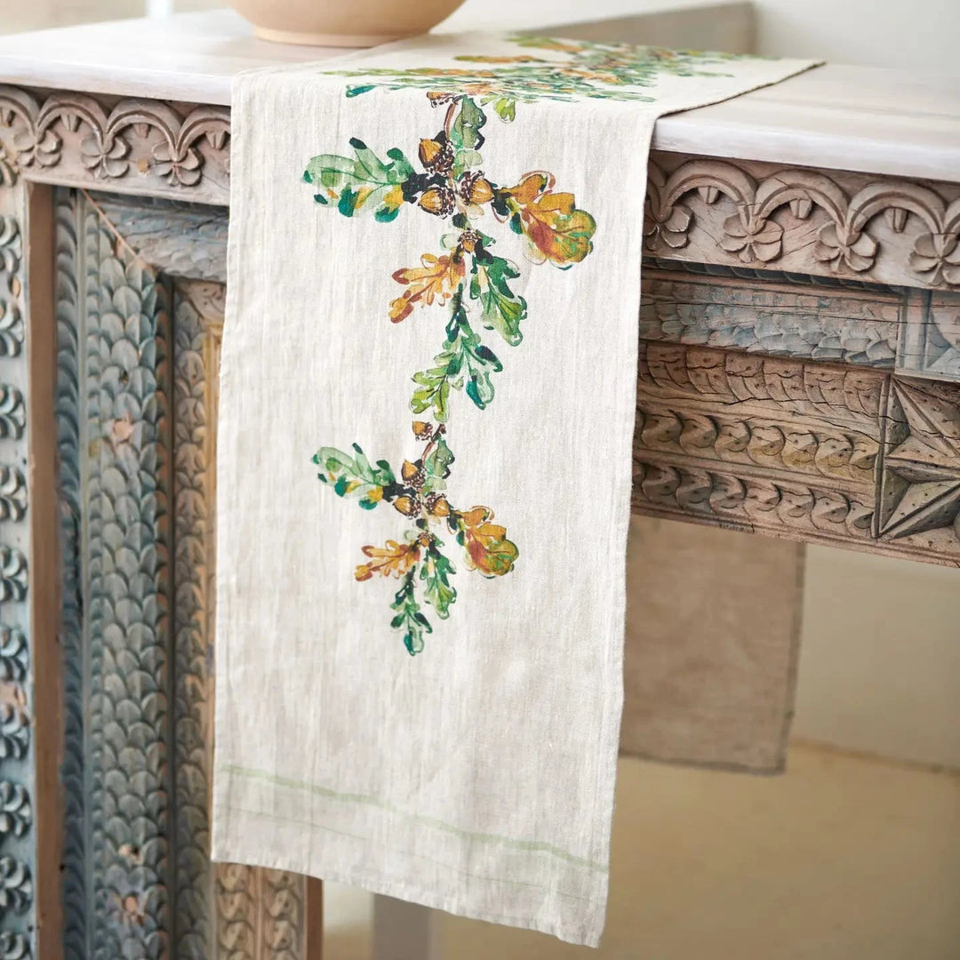 Acorns Table Runner Table Runner Darling Lemon 