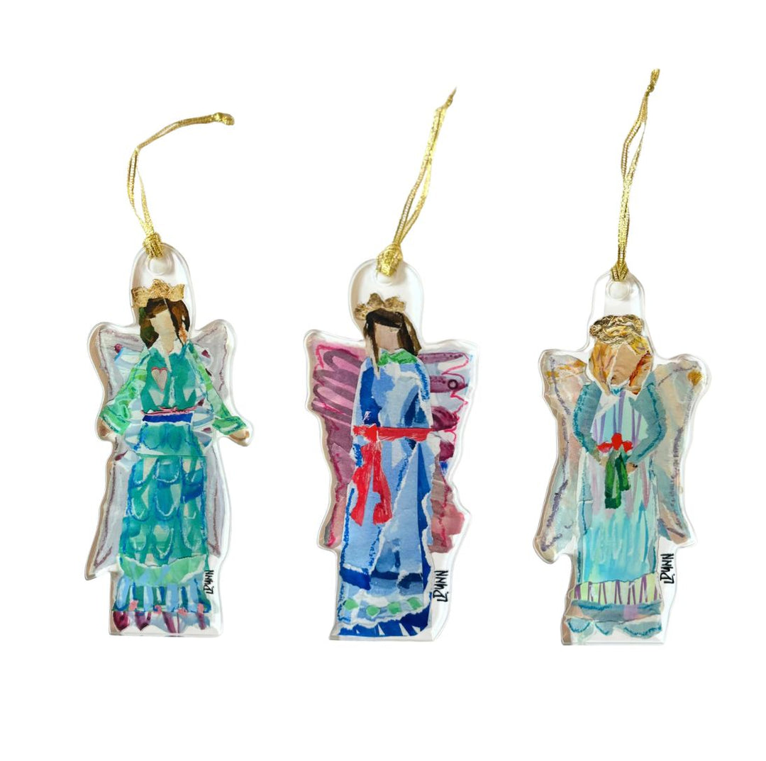 Acrylic Angel Ornaments Home Decor Lauren Dunn 