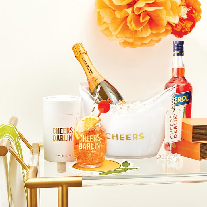 Acrylic Beverage Bucket - Cheers Ice Bucket Creative Brands 