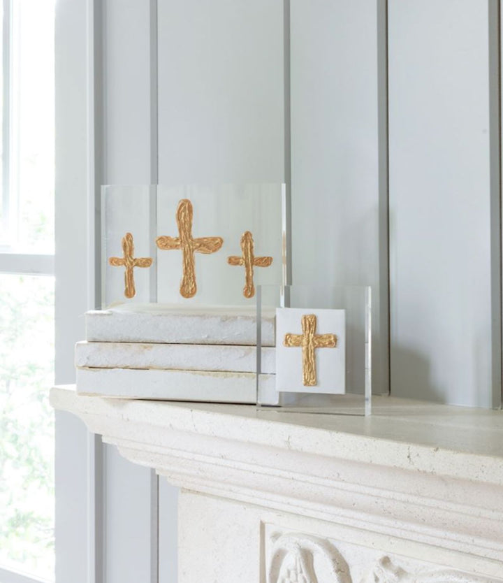 Acrylic Cross Plaques Home Decor MudPie 