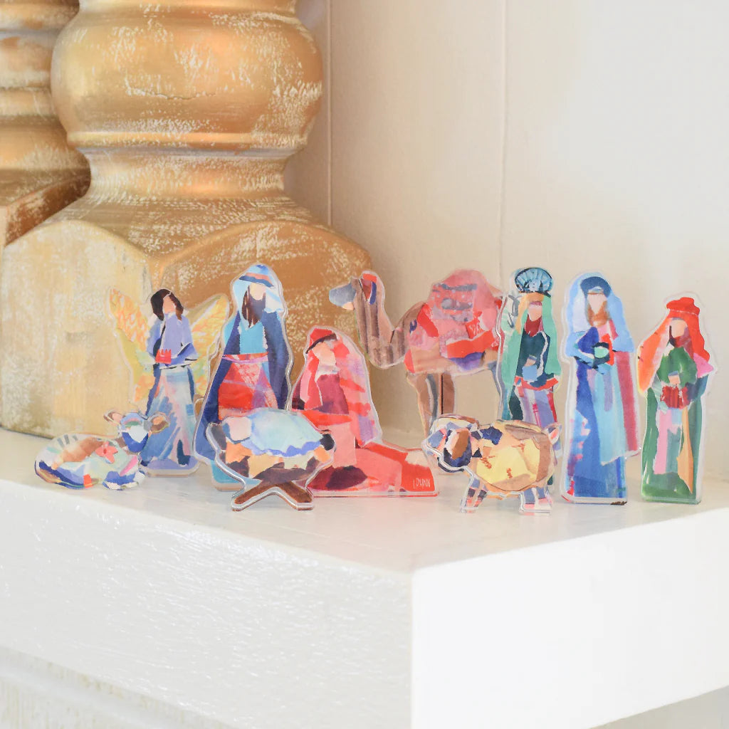 Acrylic Nativity Set - Small Nativity Sets Lauren Dunn 