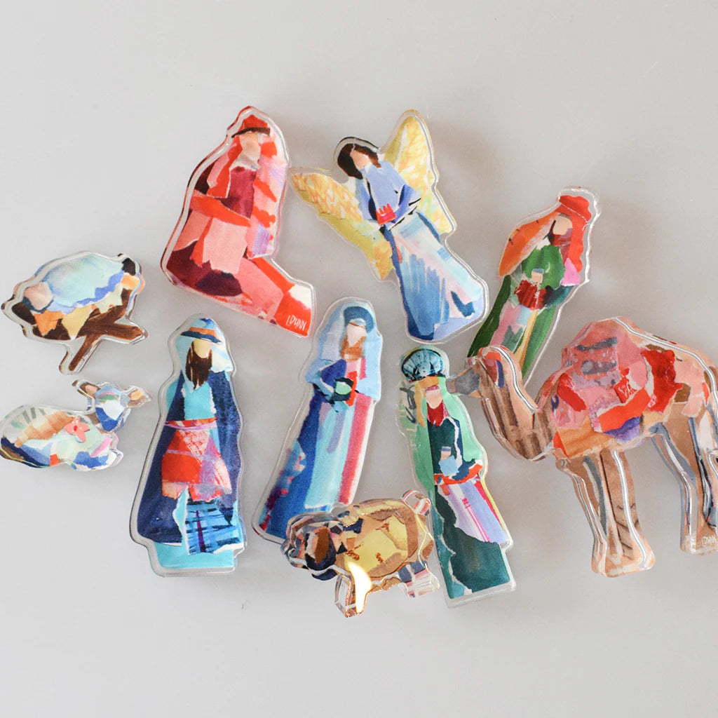 Acrylic Nativity Set - Small Nativity Sets Lauren Dunn 