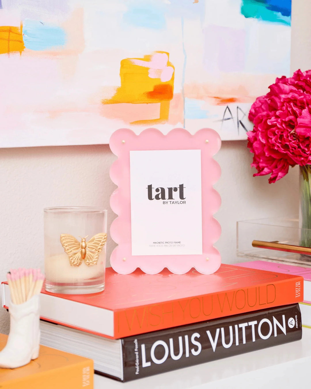 Acrylic Picture Frame - Light Pink Picture Frames Tart By Taylor 