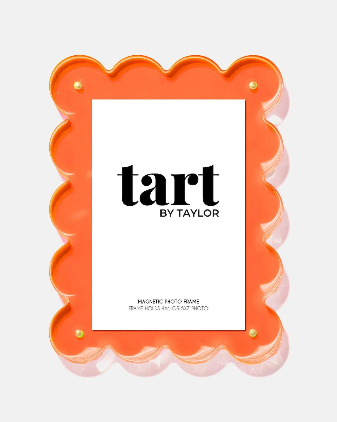Acrylic Picture Frame - Neon Orange Picture Frames Tart By Taylor 