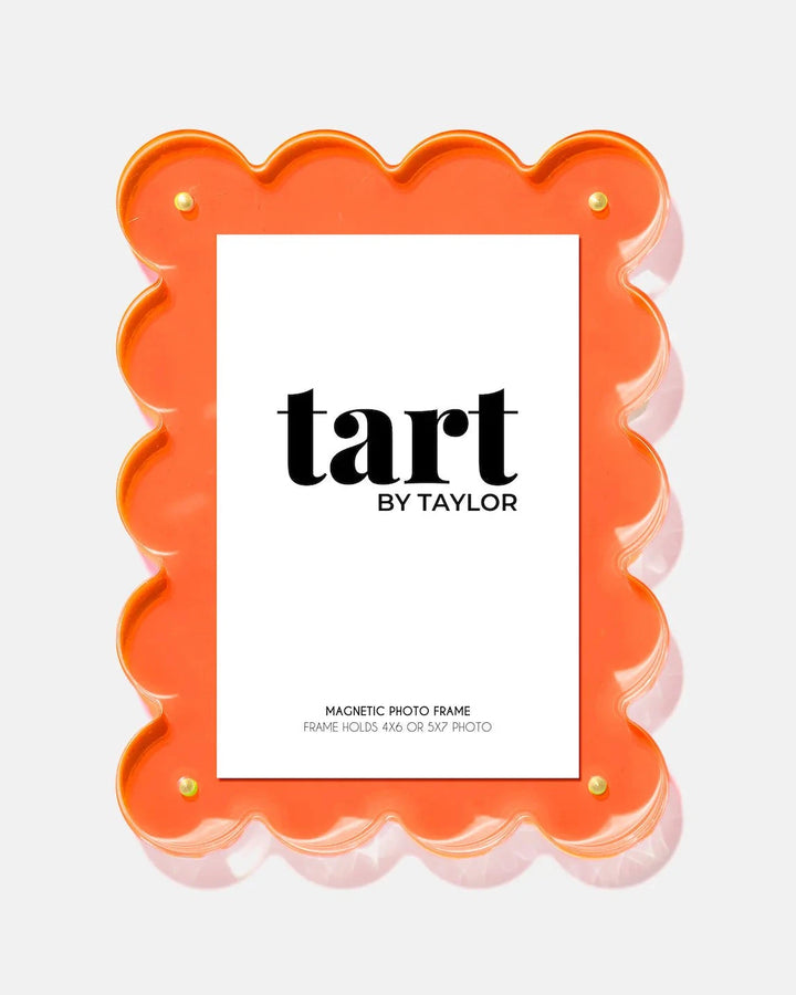 Acrylic Picture Frame - Neon Orange Picture Frames Tart By Taylor 