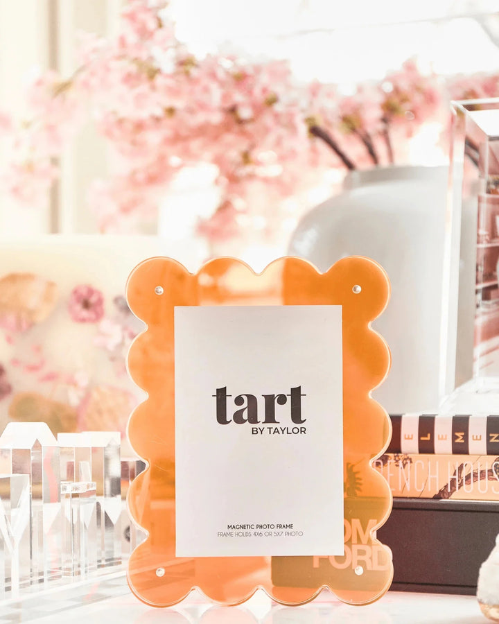 Acrylic Picture Frame - Neon Orange Picture Frames Tart By Taylor 