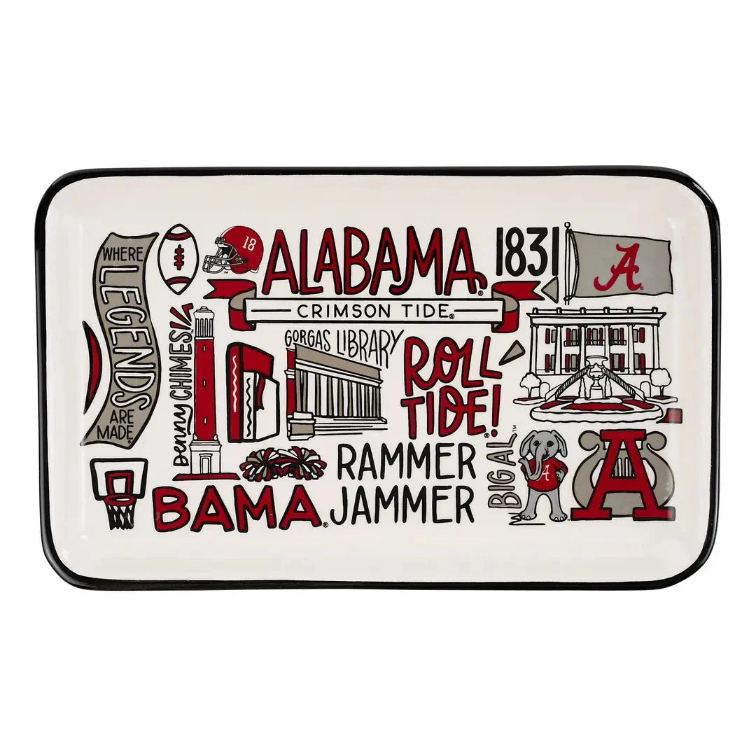 Alabama Collage Trinket Tray Trinket Dish Glory Haus 
