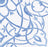 Algarve Ceramic Blue Cocktail Napkins - 20 per package Paper Napkins Caspari 