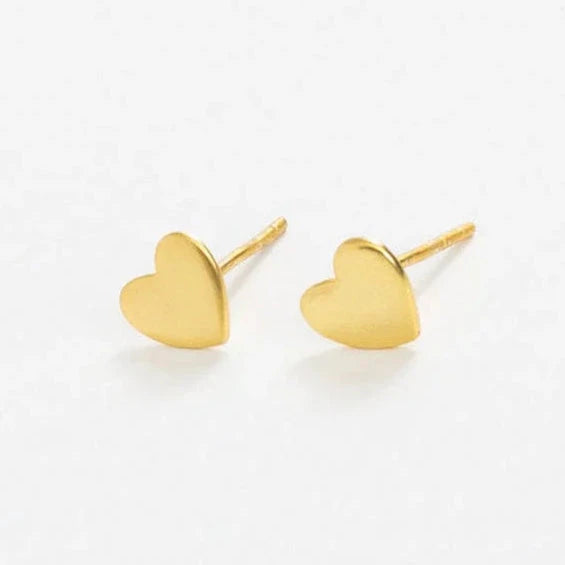 Alice Hearts Post Earrings Womens Earrings Ink and Alloy 