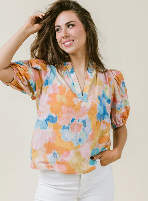 Alix Blouse - Paint Pallet Womens Shirt LaRoque 