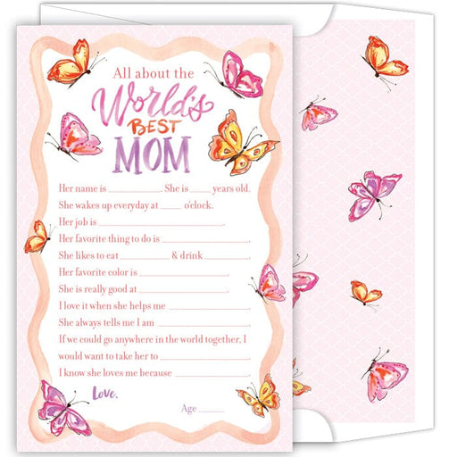 All About the Worlds Best Mom Gift Tags & Labels Rosanne Beck 