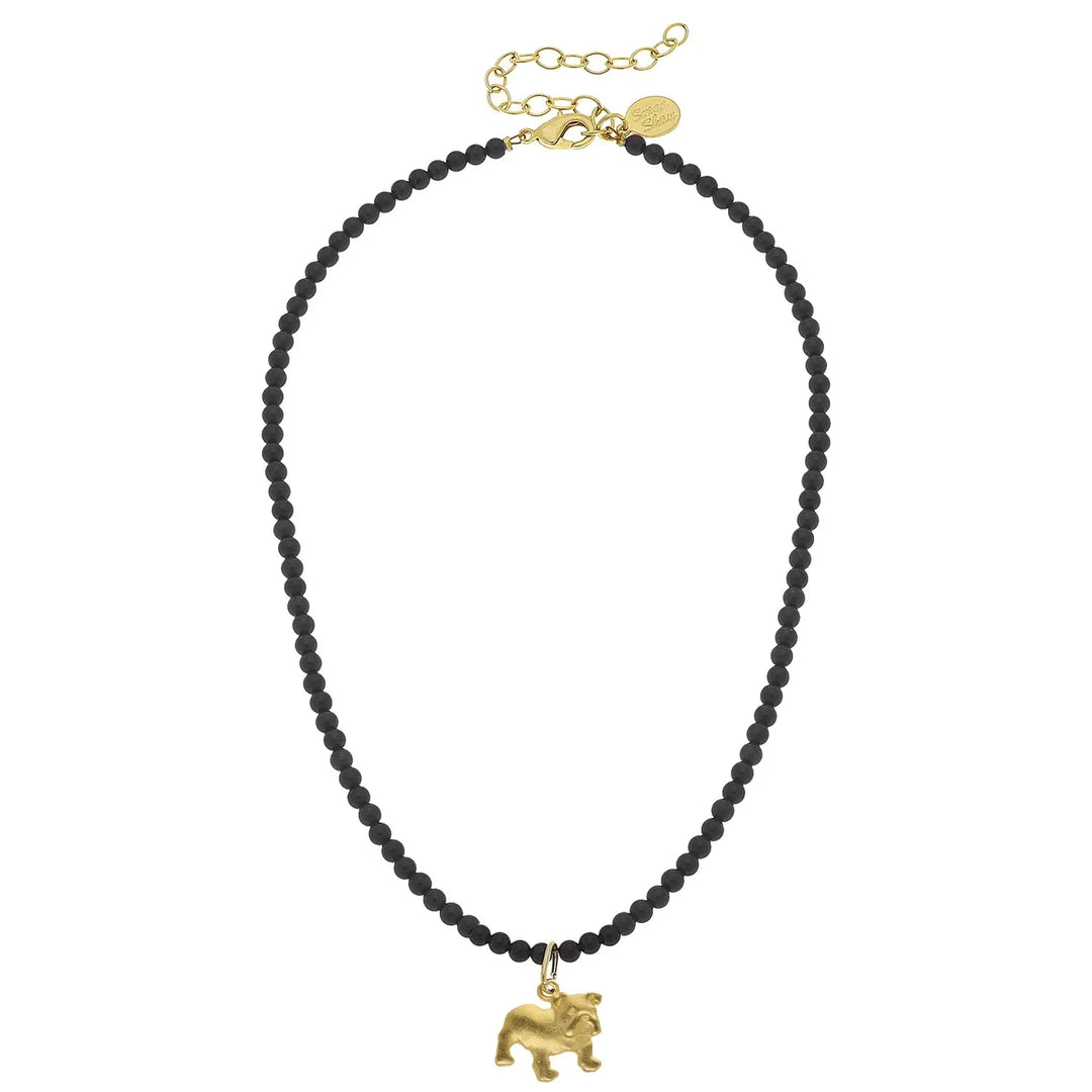 Alys Bulldog Black Onyx Necklace Womens Necklace Susan Shaw 