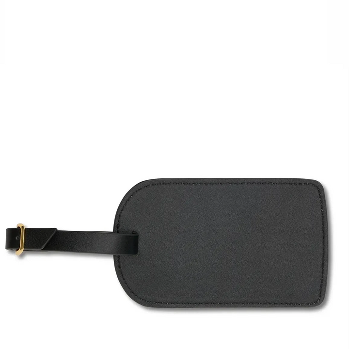 Amelia Leather Luggage Tag Luggage Tags Boulevard Onyx 