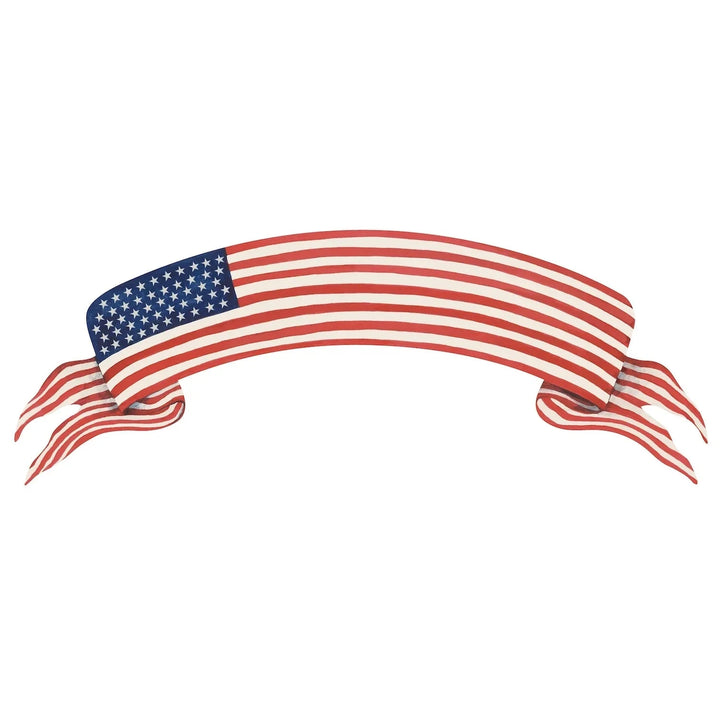 American Flag Banner Table Accent 4th of July Decor Hester and Cook 