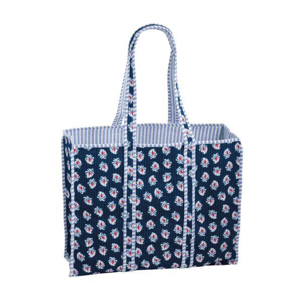 Americana Block Print Tote Tote MudPie 