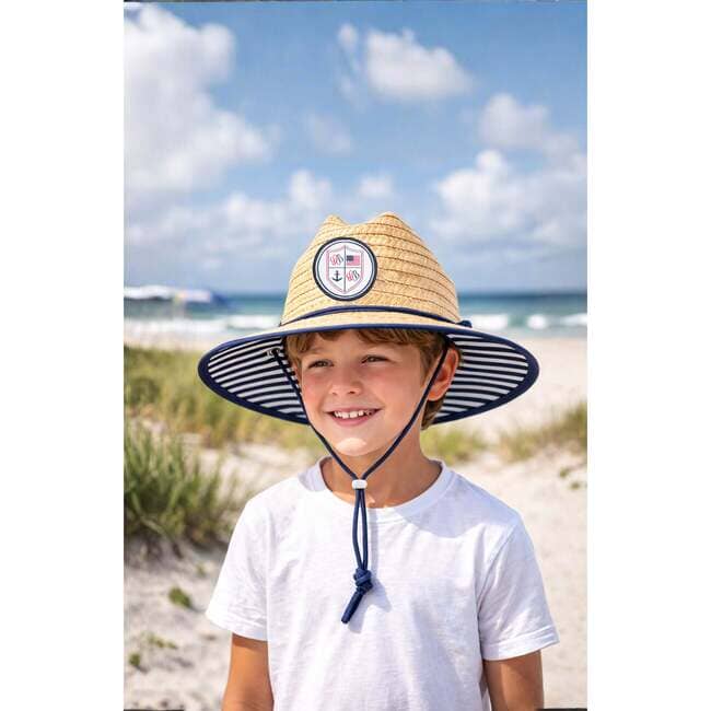 Americana Lifeguard Hat Child Sun Hat Bits & Bows 