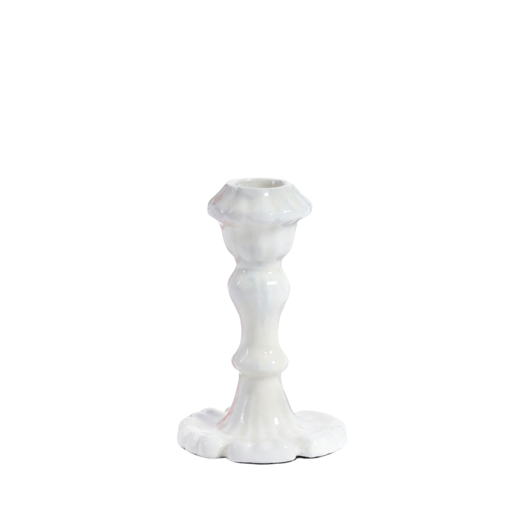 Americana Taper Candle Holder Candle Holders 180 Degrees White 