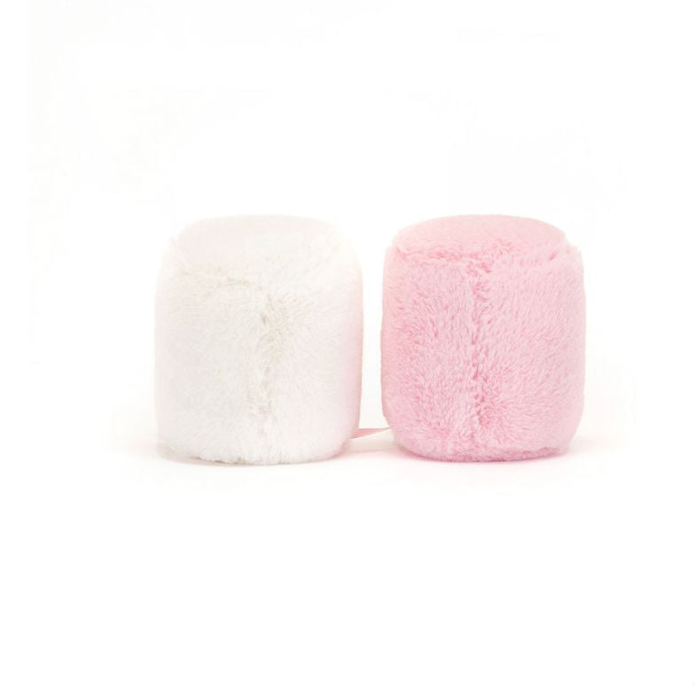Amuseables Pink and White Marshmallows Stuffed Animal JellyCat 