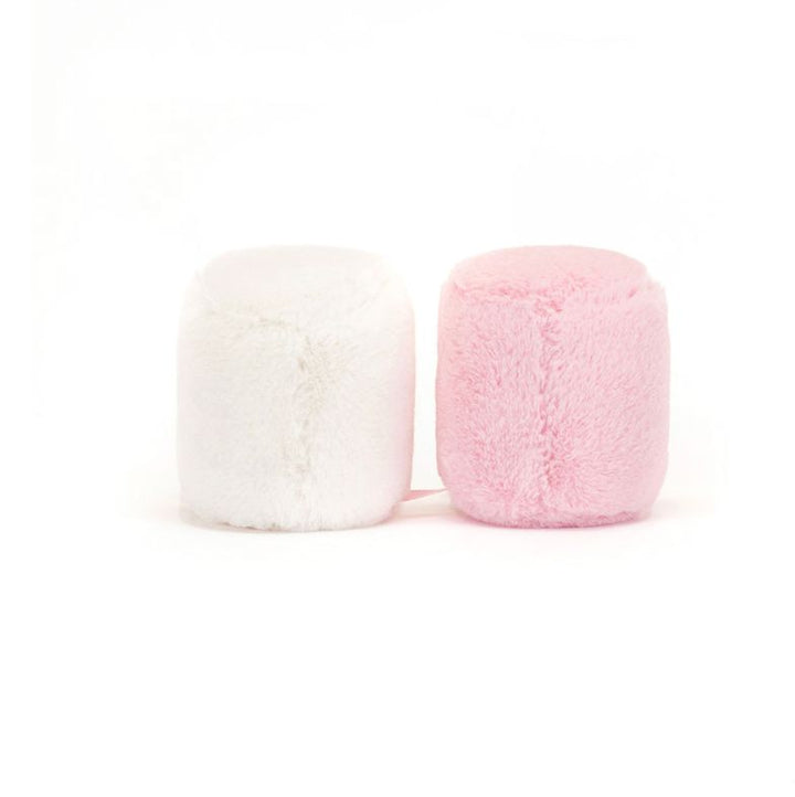 Amuseables Pink and White Marshmallows Stuffed Animal JellyCat 
