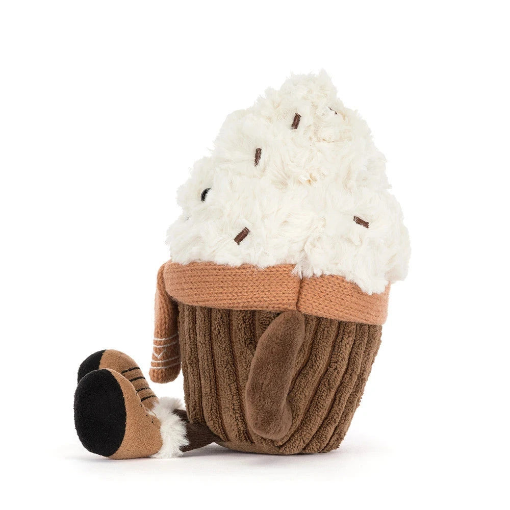Amuseables Scarffles Hot Chocolate Stuffed Animal JellyCat 