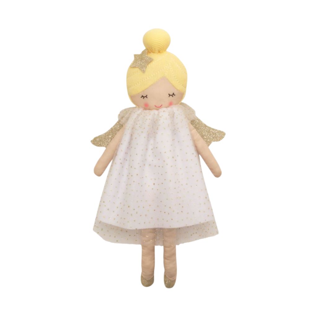 Angel Plush Dolls Plush Toy MudPie Blonde Hair 
