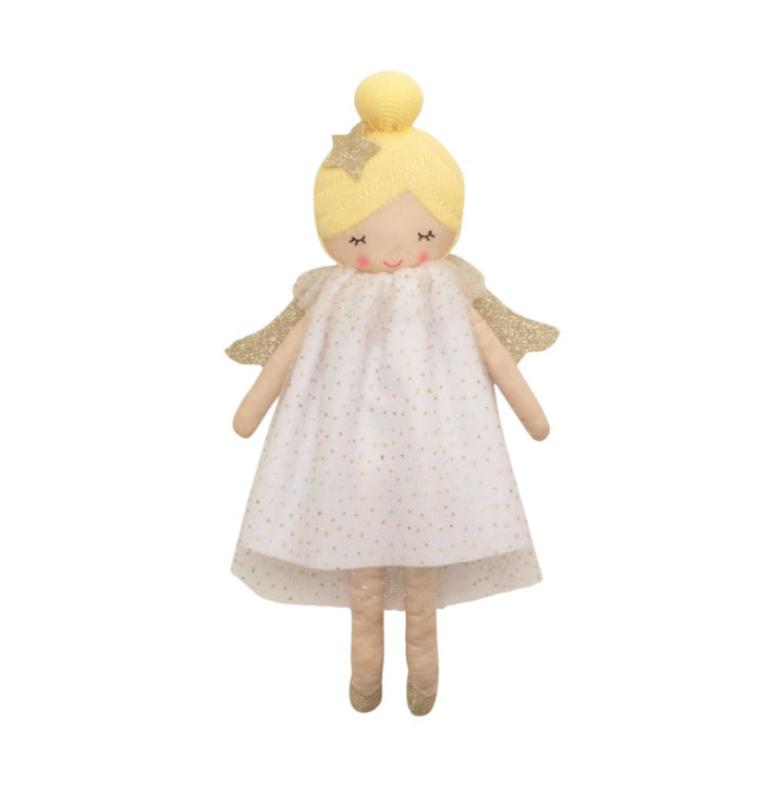 Angel Plush Dolls Plush Toy MudPie Blonde Hair 