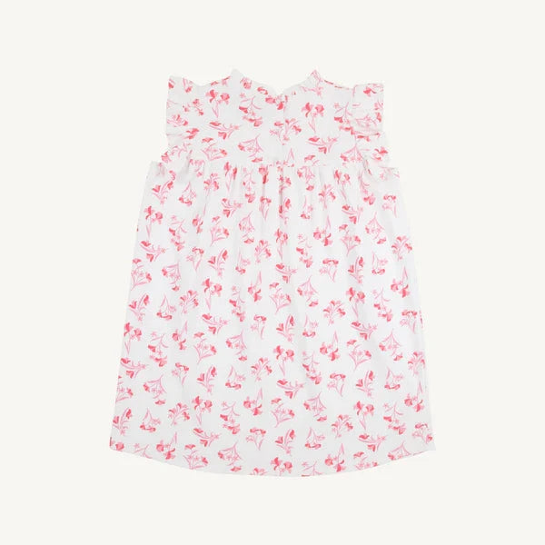 Angel Sleeve Devin Dress - Fontaine Floral Girl Dress Beaufort Bonnet 
