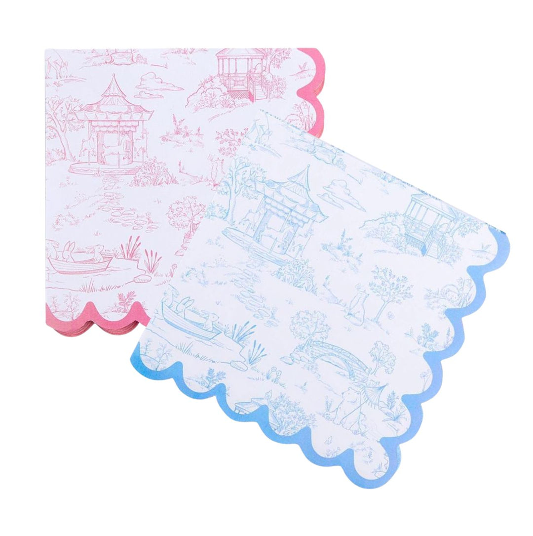 Animal Toile Cocktail Napkins Cocktail Napkins Two's Company 