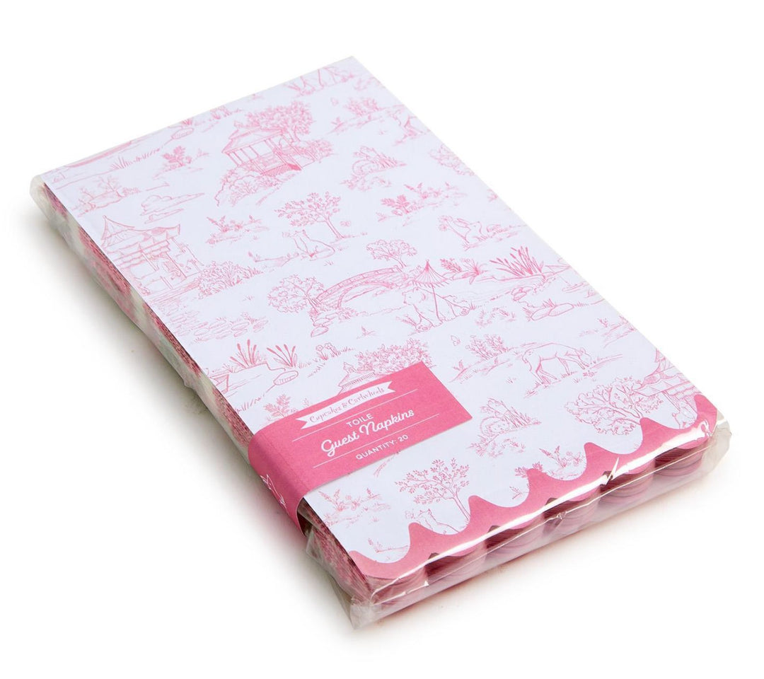 Animal Toile Guest Napkins Paper Napkins Two's Company 