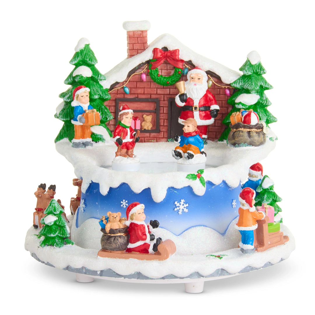 Animated Musical Skating Wonderland Christmas Decor RAZ 