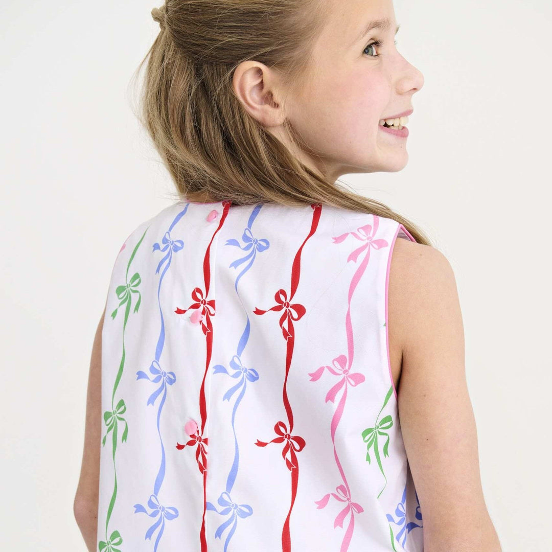 Annie Apron Dress - Bell Court Bows Girl Dress Beaufort Bonnet 